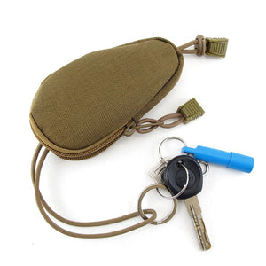 Men Women Mini Bag Running Bag Camouflage Design Money Car Key Wallet Pouch Military Purse Pocket Chains Case Holder