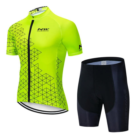 Northwave NW Cycling jersey Set Summer Bicycle Clothing Maillot Ropa Ciclismo MTB Bike Clothes Sportswear Suit Cycling