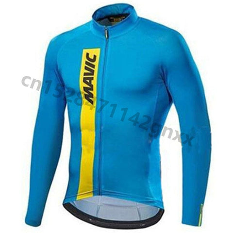 2019 New Mavic Autumn Cycling Jersey Men Bike bib Pants Set Ropa Ciclismo Long Sleeve Spring Quick Dry Pro TEAM Maillot Hombre