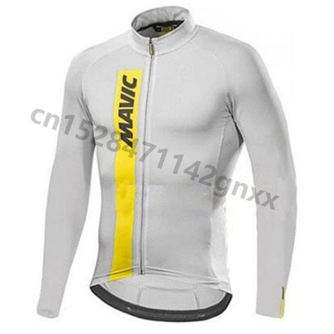 2019 New Mavic Autumn Cycling Jersey Men Bike bib Pants Set Ropa Ciclismo Long Sleeve Spring Quick Dry Pro TEAM Maillot Hombre