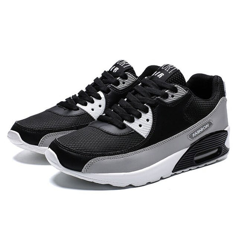 2019 Couples Sports Sneakers Air Cushion Women Men Jogging Shoes Comfortable Trainers for Running Lace Up Running Shoes Cheap