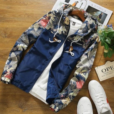 Windbreaker Womens Jacket Autumn Plus Size 5XL Causal Zipper Hooded Floral Loose Basic Jacket Coat Womens Windbreaker