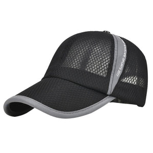 Outdoor Sport Hat Cap Men Quick Dry Outdoor Summer Sun Hat Casquette Chapeu Sports Mesh Men Running Camping Hiking Caps