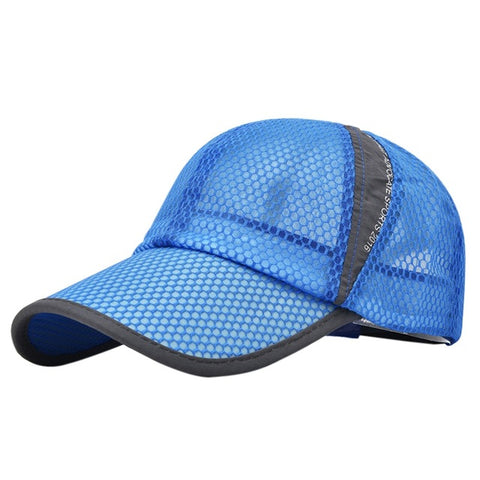 Outdoor Sport Hat Cap Men Quick Dry Outdoor Summer Sun Hat Casquette Chapeu Sports Mesh Men Running Camping Hiking Caps