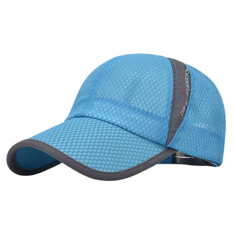 Outdoor Sport Hat Cap Men Quick Dry Outdoor Summer Sun Hat Casquette Chapeu Sports Mesh Men Running Camping Hiking Caps