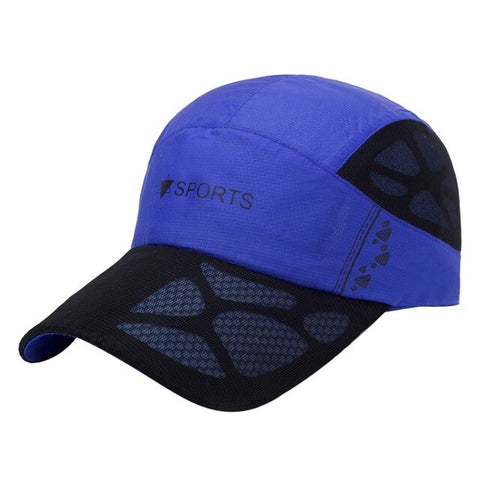 Summer Breathable Baseball Running Cap Women Men Mesh Snapback Cap Adjustable Sport Hats Outdoor Sports Cap