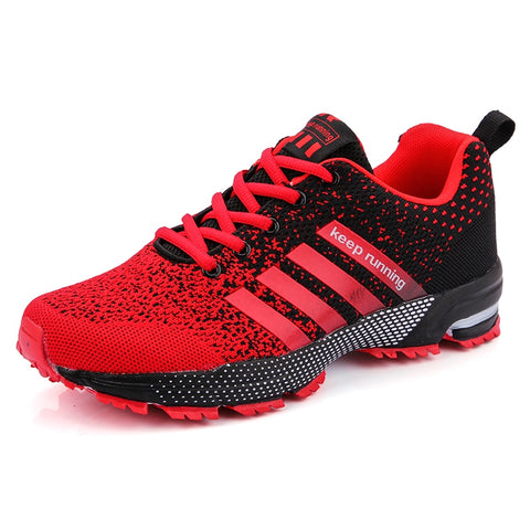 New 2019 Men Running Shoes Breathable Outdoor Sports Shoes Lightweight Sneakers for Women Comfortable Athletic Training Footwear