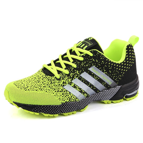 New 2019 Men Running Shoes Breathable Outdoor Sports Shoes Lightweight Sneakers for Women Comfortable Athletic Training Footwear