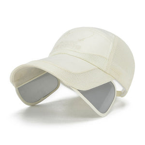Unisex Sun Hat 7 Colors Wide Brim Pro Sunshade Streetwear Cap Women Men Solid Running Outdoor Sports Hat Anti-UV Sweat Band