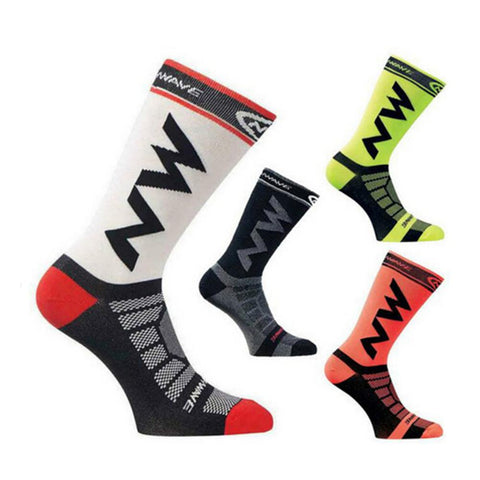 Men Women's Sports Socks Breathable Quick Drying Cycling Socks Basketball Football Socks Nylon Bicycle Riding