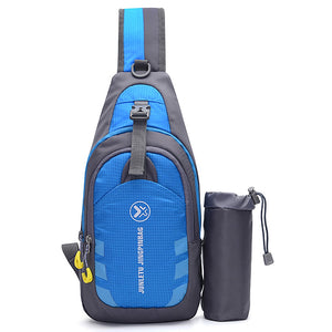 Lixada Outdoor Waterproof Chest Sling Pack Unisex Sling Backpack Chest Crossbody Bag Shoulder Bag Travel Sports Gym Daypack