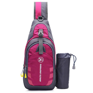 Lixada Outdoor Waterproof Chest Sling Pack Unisex Sling Backpack Chest Crossbody Bag Shoulder Bag Travel Sports Gym Daypack