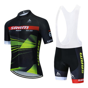 2020 new sram cycling TEAM jersey 20D bike shorts suit Ropa Ciclismo mens summer quick dry PRO bicycle Maillot Pants clothing