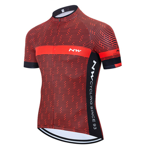 NW 2019 Summer Cycling Jersey Short Sleeve Set Bike Bicycle Clothing ropa Ciclismo uniformes Cycle Clothes Maillot Bib Shorts #7