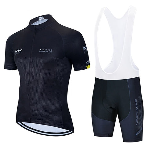 NW 2019 Summer Cycling Jersey Short Sleeve Set Bike Bicycle Clothing ropa Ciclismo uniformes Cycle Clothes Maillot Bib Shorts #7