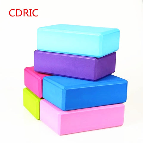 New high-quality  EVA Yoga brick green and high density Yoga brick 6 color