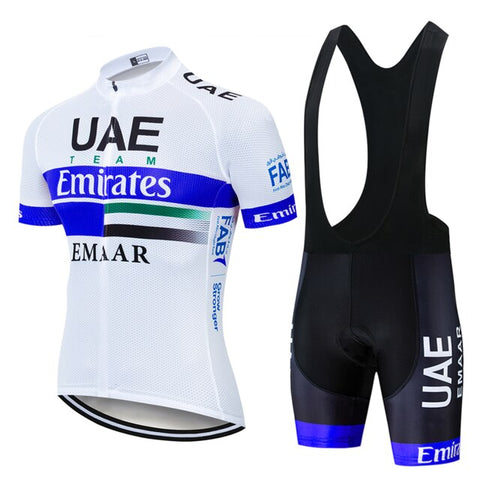 2019 TEAM UAE PRO cycling jersey 9D gel bike shorts suit MTB Ropa Ciclismo mens summer bicycling Maillot culotte clothing