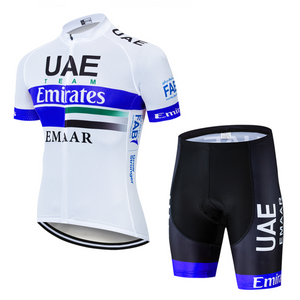 2019 TEAM UAE PRO cycling jersey 9D gel bike shorts suit MTB Ropa Ciclismo mens summer bicycling Maillot culotte clothing