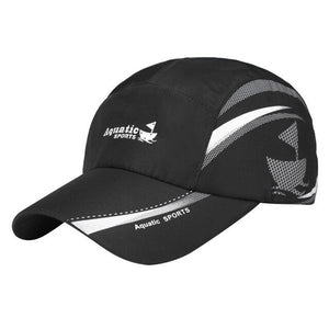 Sports Cap Men Hat Breathable Outdoor Fashion baseball running Cap Camping Hiking Fishing Long Visor Brim Shade Sunscreen Hat