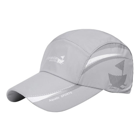 Sports Cap Men Hat Breathable Outdoor Fashion baseball running Cap Camping Hiking Fishing Long Visor Brim Shade Sunscreen Hat