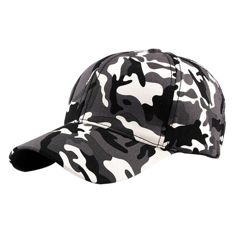 Outdoor Sports Wear With Adjustable Back Closure Baseball Running Cap Casual Style Sunshade Cotton Blend Peaked Hat Headwear