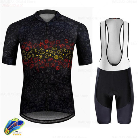 Men Cycling Clothing Summer Bike Clothing Breathable Anti-UV Bicycle Wear/Short Sleeve Cycling Jersey Sets Ropa Ciclismo Maillot