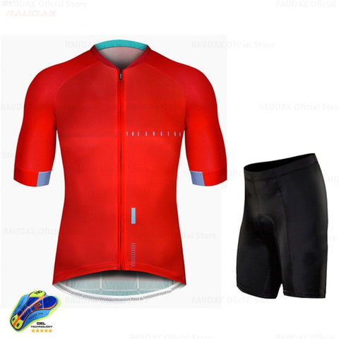 Men Cycling Clothing Summer Bike Clothing Breathable Anti-UV Bicycle Wear/Short Sleeve Cycling Jersey Sets Ropa Ciclismo Maillot