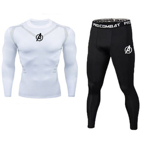 High Quality Compression Men's Sport Suits Quick Dry Running sets Clothes Sports Joggers Training Gym Fitness Tracksuits Running