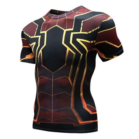Men Compression shirt Gym Fitness Cycling Base Layer Jerseys Run Breathable Super Elastic Jogger Leggings Fitness Sport