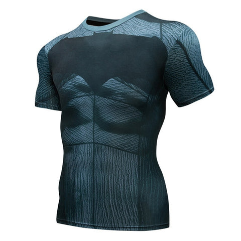 Men Compression shirt Gym Fitness Cycling Base Layer Jerseys Run Breathable Super Elastic Jogger Leggings Fitness Sport