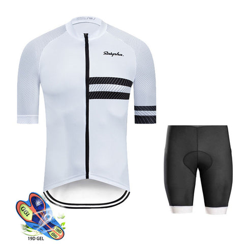 Raphaing Pro Team Cycling Jersey 2019 men Cycling Set Short Sleeve Breathable Maillot Ropa Ciclismo summer Cycling Clothing