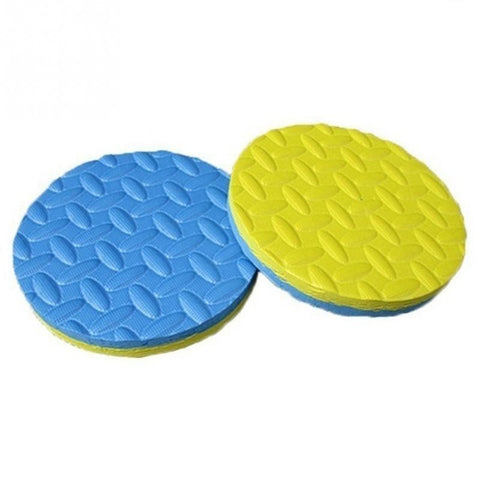 2PCS Plank Workout Knee Pad Cushion Round Foam Yoga Eliminate Knee Wrist Elbow Pain Exercise Mats