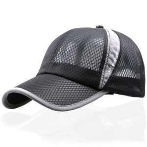 3 Colors High Quality Fashion Women Cap Men's Sunscreen Summer Hat Mesh Tennis Running Outdoor Sports Cap