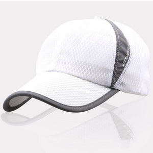 3 Colors High Quality Fashion Women Cap Men's Sunscreen Summer Hat Mesh Tennis Running Outdoor Sports Cap