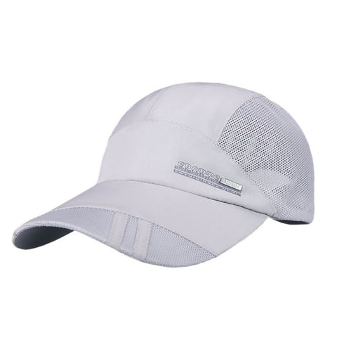 Men Hat Cap Quick Dry Sports hat Adjustable casquette chapeu Letter mesh men caps For Running Hiking Running caps