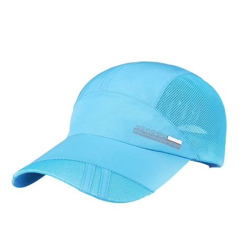 Men Hat Cap Quick Dry Sports hat Adjustable casquette chapeu Letter mesh men caps For Running Hiking Running caps