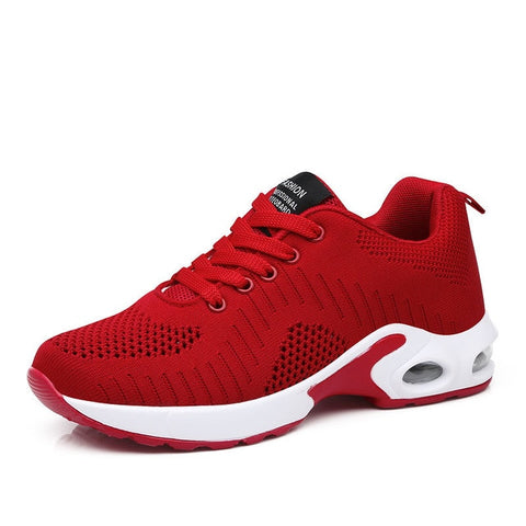 Cushioning Red Women Sneakers Mujer Running Shoes 2019 professional Sports Shoes for Female Breathable Walking Trainers Purple