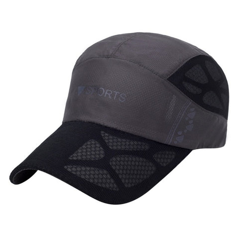 Sunshade Breathable Running Cap Men Women Mesh Snapback Caps Adjustable Sports Baseball Hat Outdoor Sports Cap