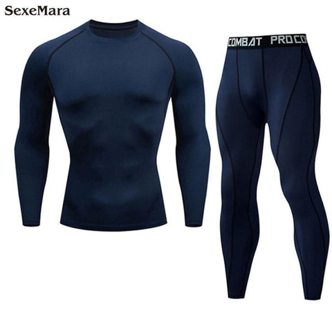 Sports clothing Men's Gym training Fitness sportswear Athletic physical workout Clothes Suits Running jogging Tracksuit Dry Fit