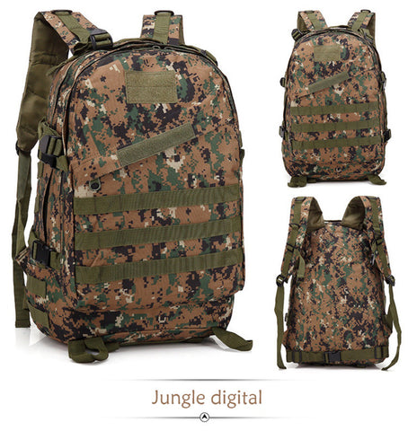 40L Tactical Army Men Military Backpack Waterproof Dwaterproof Outdoor Sport Hiking Camping Hunting Hunting 3D Attack Backpack