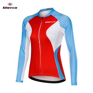 MIEYCO 2020 Cycling Jersey Roupa Ciclismo Women Clothes Full Sleeve Cycles Shirt Wear Quick Dry Bike Jersey Spring Autumn