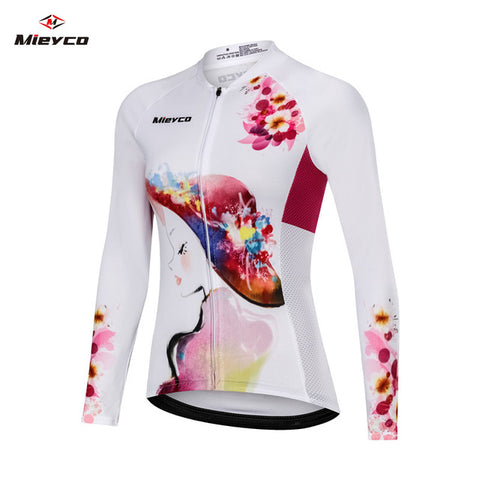 MIEYCO 2020 Cycling Jersey Roupa Ciclismo Women Clothes Full Sleeve Cycles Shirt Wear Quick Dry Bike Jersey Spring Autumn