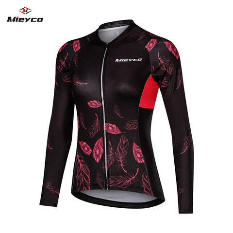 MIEYCO 2020 Cycling Jersey Roupa Ciclismo Women Clothes Full Sleeve Cycles Shirt Wear Quick Dry Bike Jersey Spring Autumn