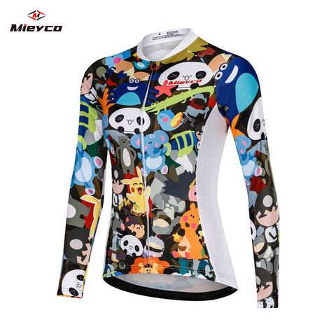 MIEYCO 2020 Cycling Jersey Roupa Ciclismo Women Clothes Full Sleeve Cycles Shirt Wear Quick Dry Bike Jersey Spring Autumn