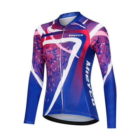 MIEYCO 2020 Cycling Jersey Roupa Ciclismo Women Clothes Full Sleeve Cycles Shirt Wear Quick Dry Bike Jersey Spring Autumn