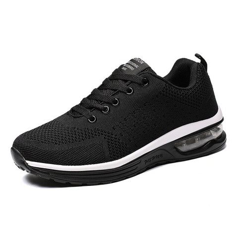 Men Air Cushion Sneakers Breathable Running Shoes Men Women Outdoor Fitness Sports Shoes Female Lace-up Casual Shoes Big Size 47