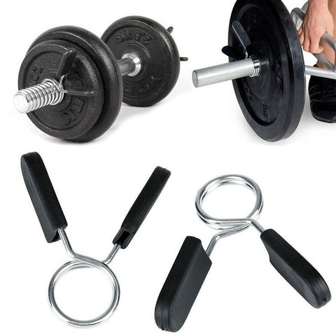 5pcs 25mm Spinlock Collars Barbell Collar Lock Dumbell Clips Clamp Weight lifting Bar Gym Dumbbell Fitness Body Building