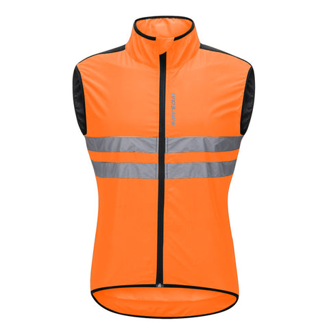 WOSAWE Reflective Cycling Vest Windproof MTB Road Bike Bicycle Sleeveless Jersey Top Cycle Gilet ciclismo Wind Coat