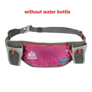 AONIJIE Running Hydration Waist Pack With Two Water Bottle 170ml Bag  Belt Bottle Phone Holder Waterproof Jogging