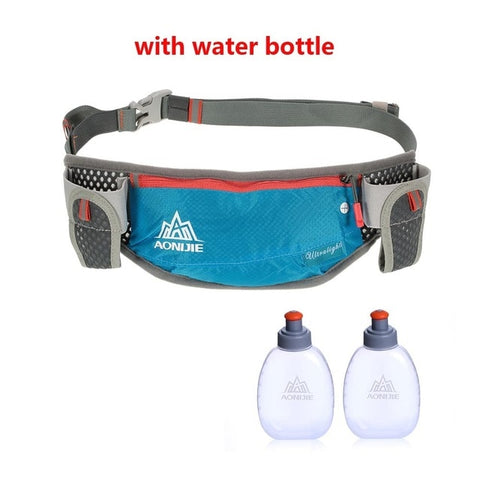 AONIJIE Running Hydration Waist Pack With Two Water Bottle 170ml Bag  Belt Bottle Phone Holder Waterproof Jogging